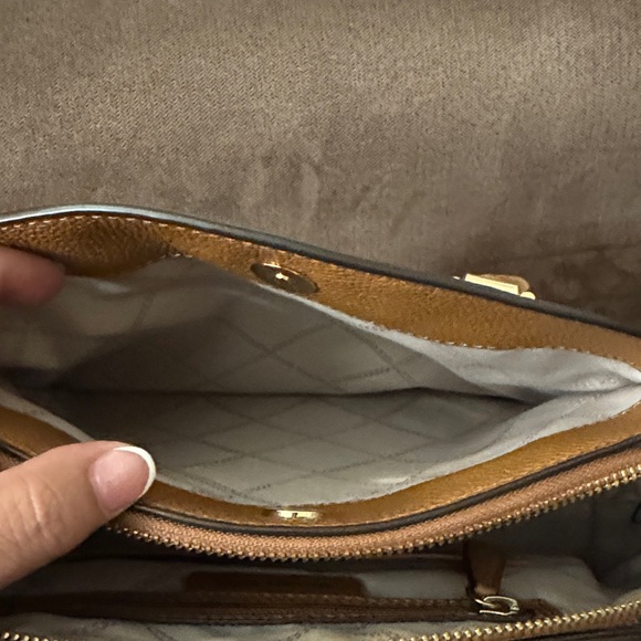 Michael Kors Brown Leather Satchel